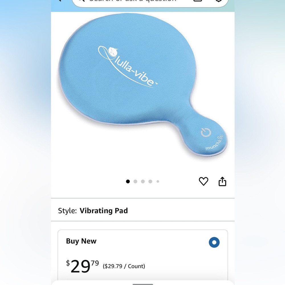 Munchkin Blue Vibrating Pad